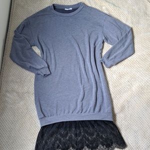 Lush sweatshirt dress